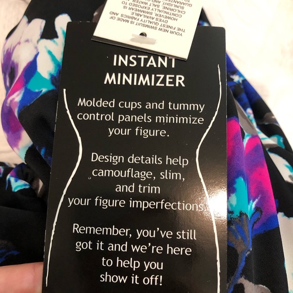 NEW! Instant Minimizer One Piece Swimsuit - Picture 6 of 7